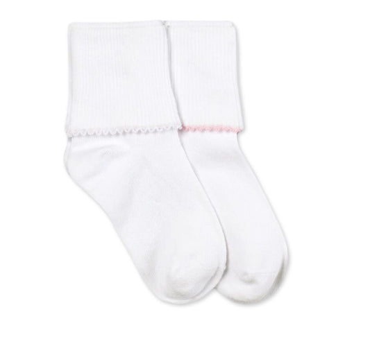 Classic Tatted Edge Cuff Sock 2111