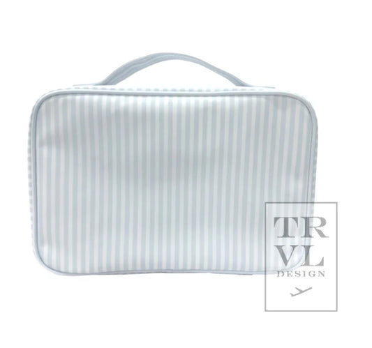 TRVL Pimlico Stripe Hanging Toiletry Bag - Blue