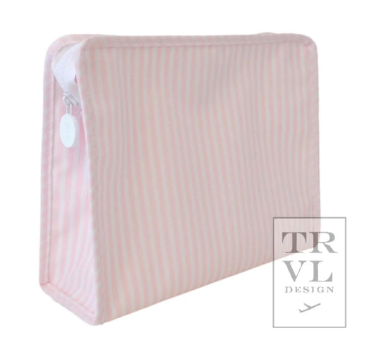 TRVL Pimlico Pink Stripe Large Roadie Bag