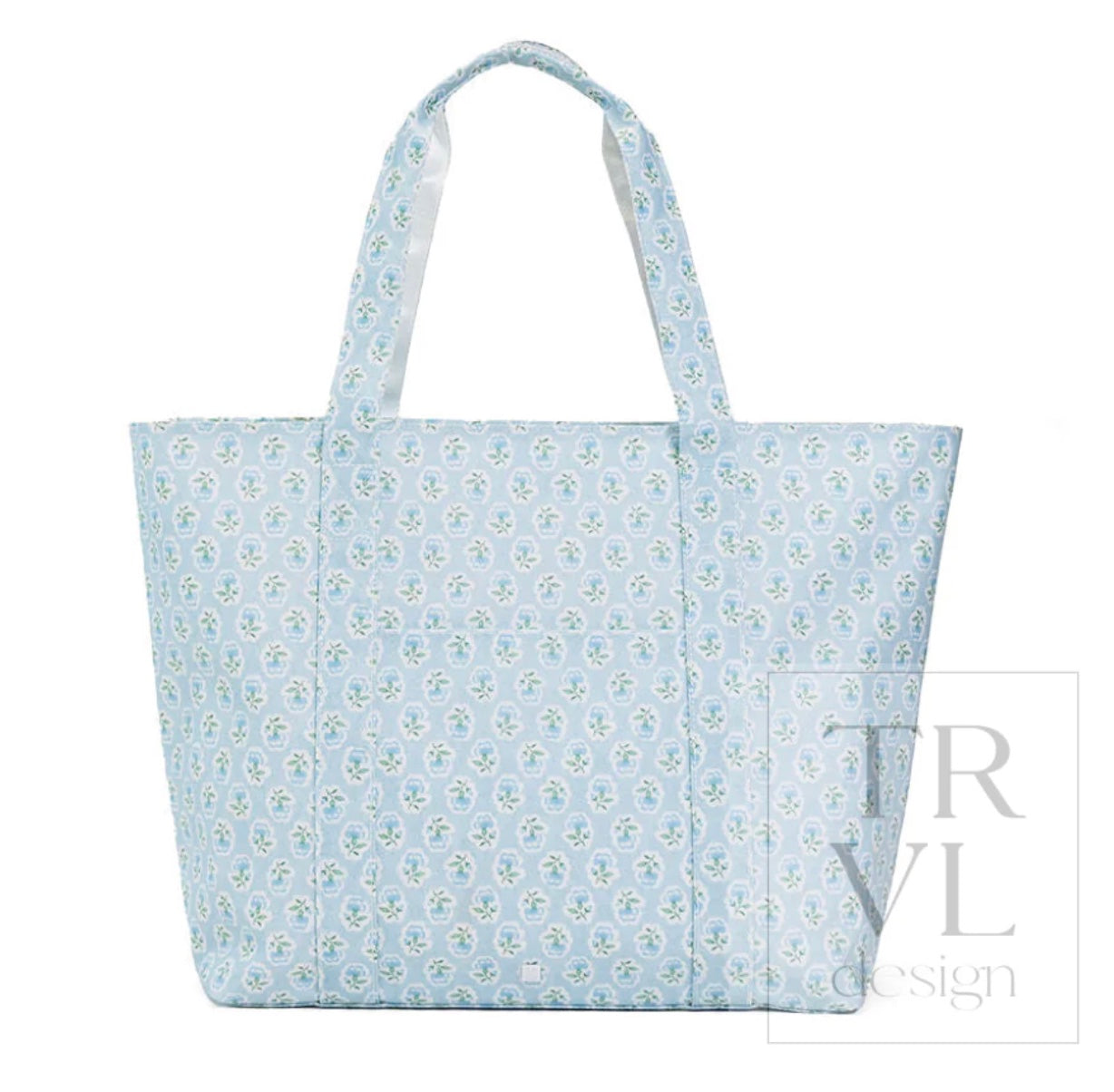 TRVL Petite Fleur Blue Jumbo Tote