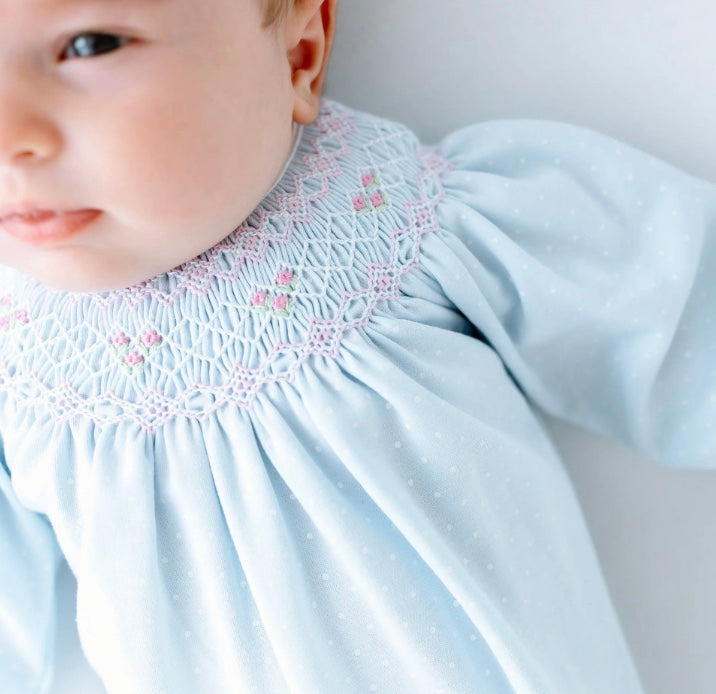 Piper's Classic Smocked Footie