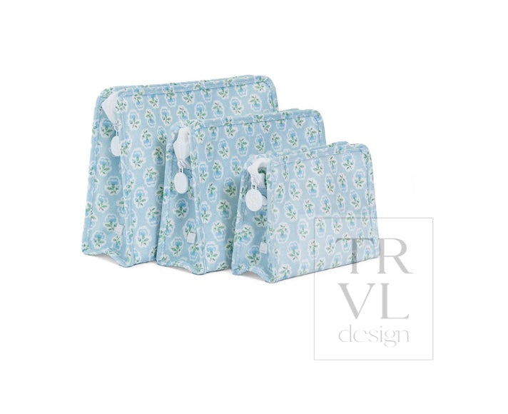 TRVL Petite Fleur Blue Med Roadie