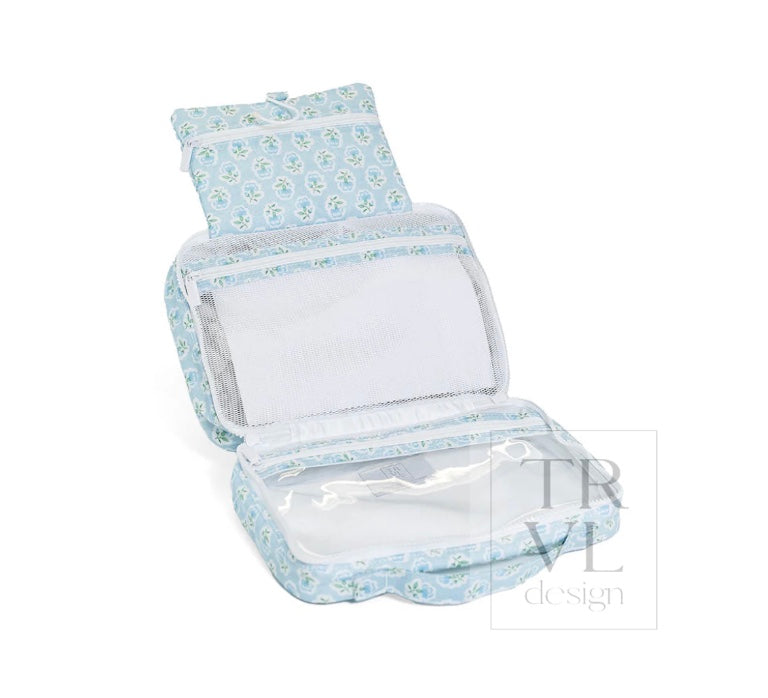 TRVL Petite Fleur Blue Bundle UP Bag
