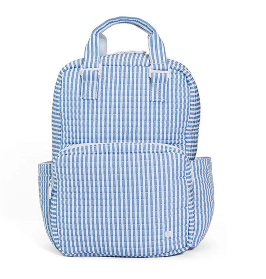 TRVL Quilted All you Need Bag - Chambray Stripe