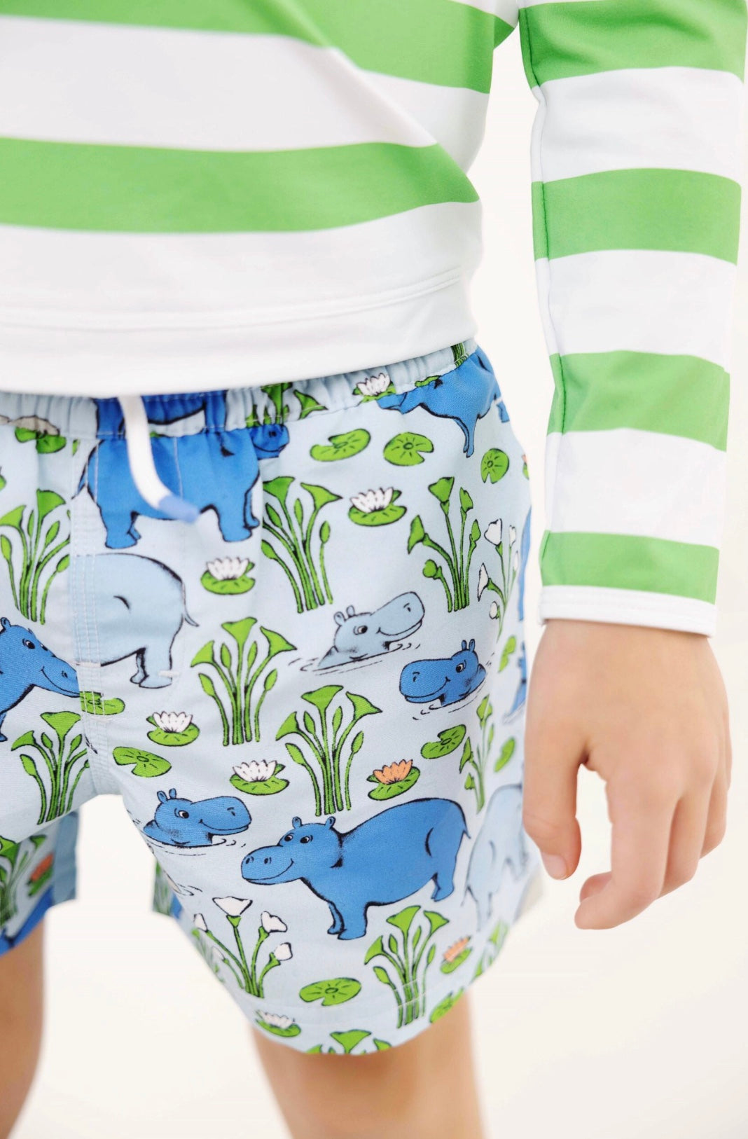 Tortola Hippo Swim Trunks