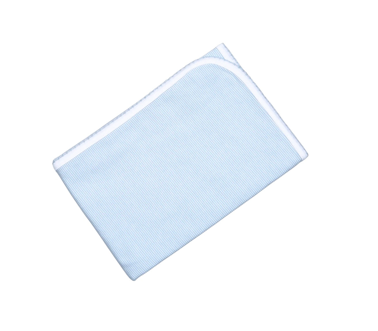 Blue Stripe Receiving Blanket