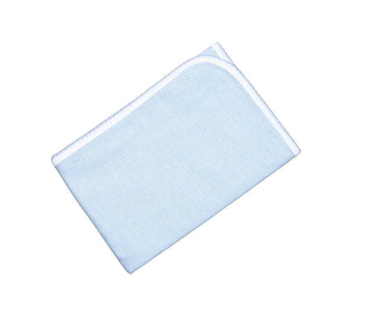 Blue Stripe Receiving Blanket