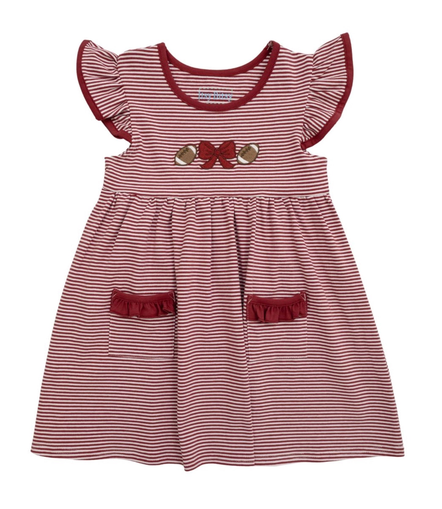 Crimson Bow Football Dress