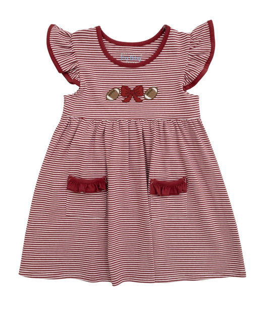 Crimson Bow Football Dress