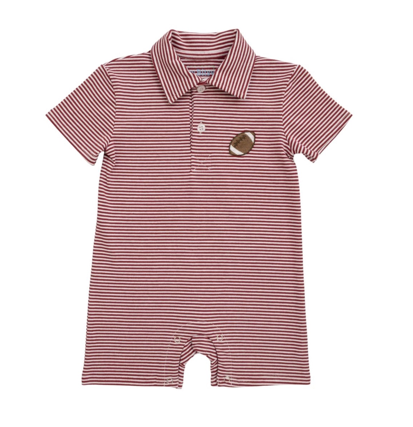 Crimson Game Day Romper