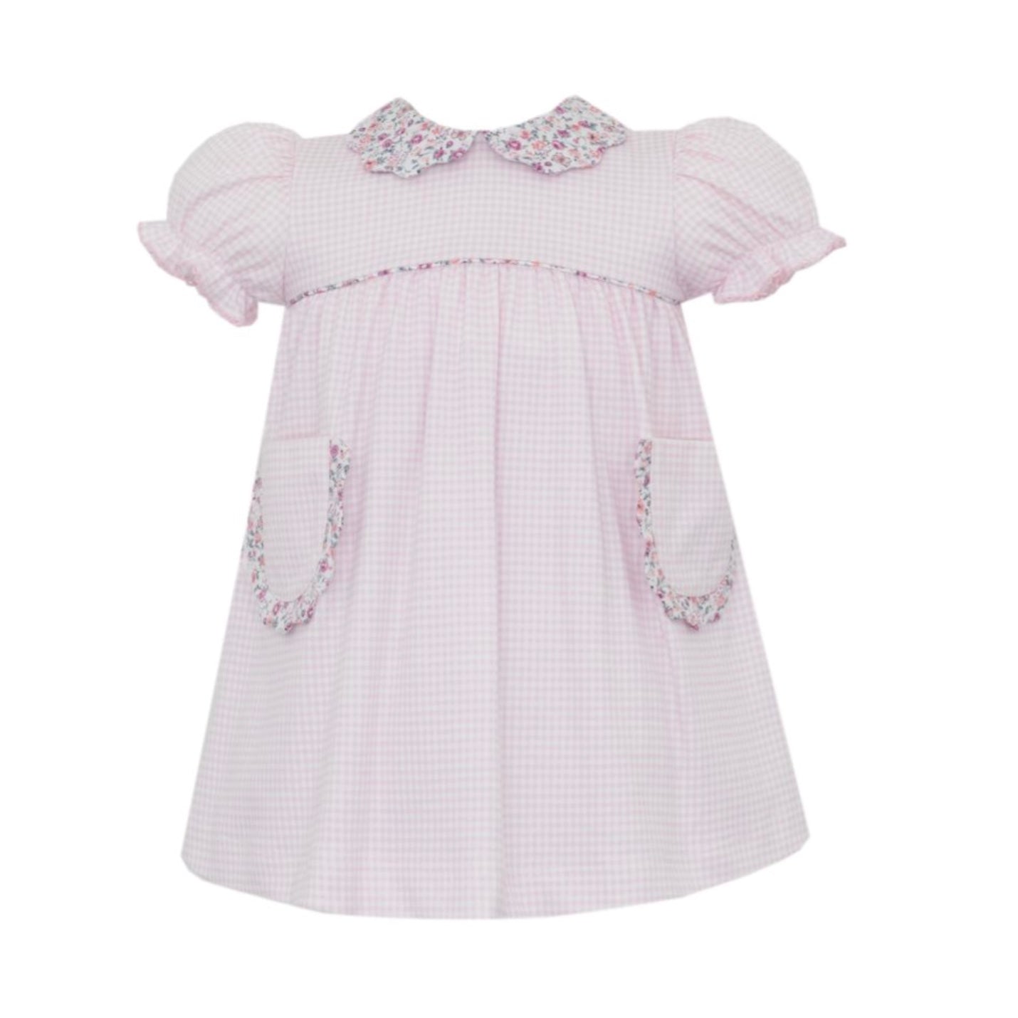 Erica's Pink Gingham Dress
