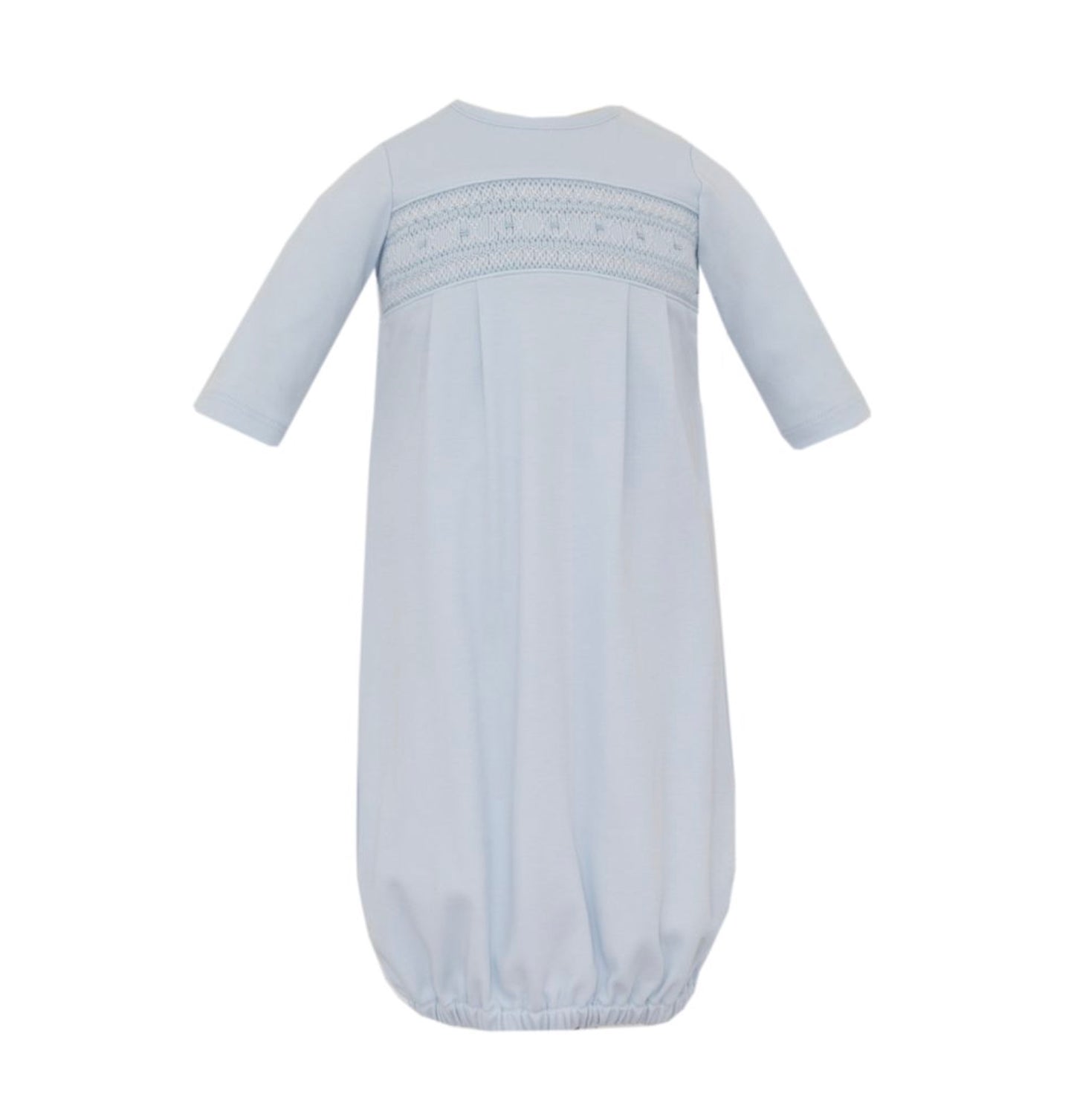 Oliver Smocked Blue Knit Sac