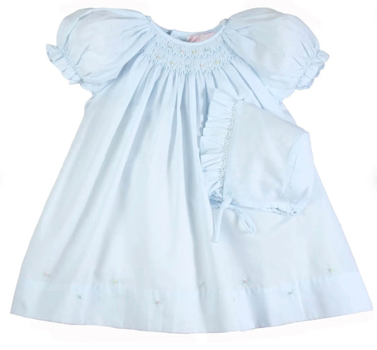 Sissy's Blue Smocked Dress