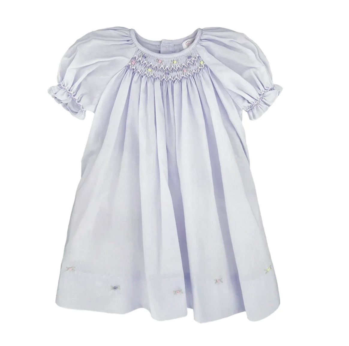 Sissy's Lavender Smocked Gown