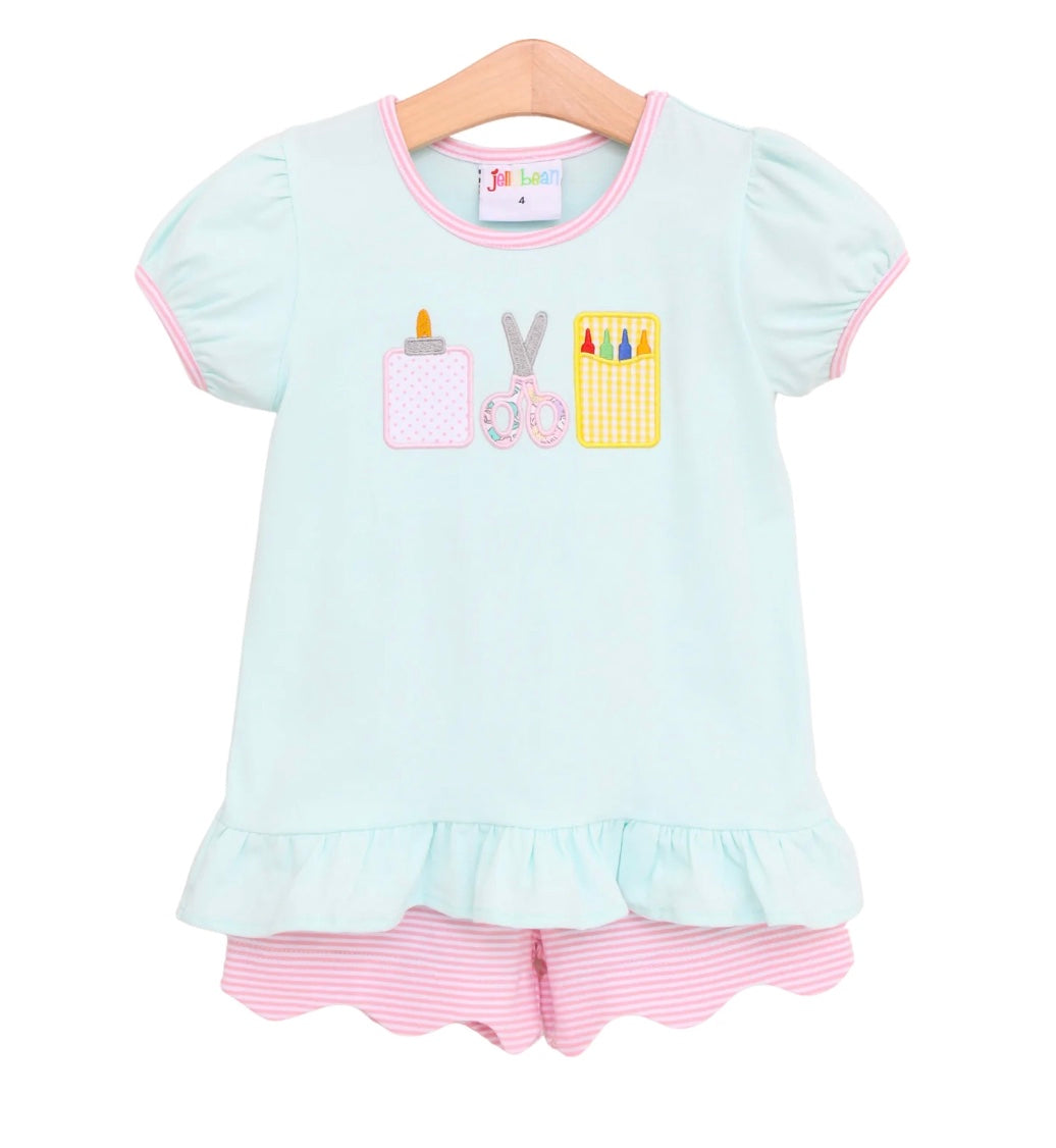 Ready, Set, Learn Shorts Set