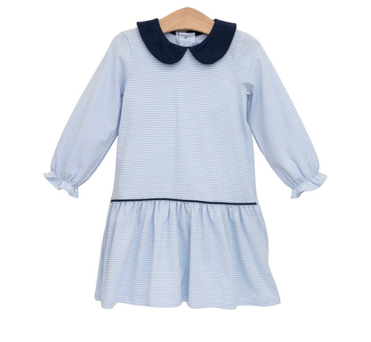 Katherine Blue Stripe Dress