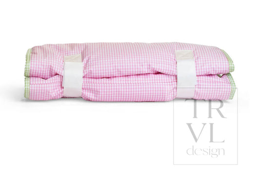 TRVL Patch Pink Gingham Nap Mat
