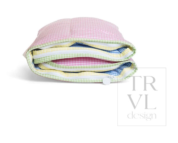 TRVL Patch Pink Gingham Nap Mat