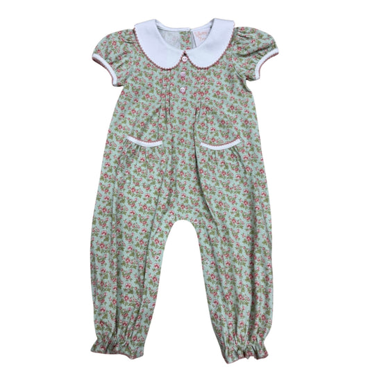 Fiona's Floral Collard Romper