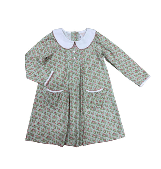 Lillian's Floral Pleat Dress