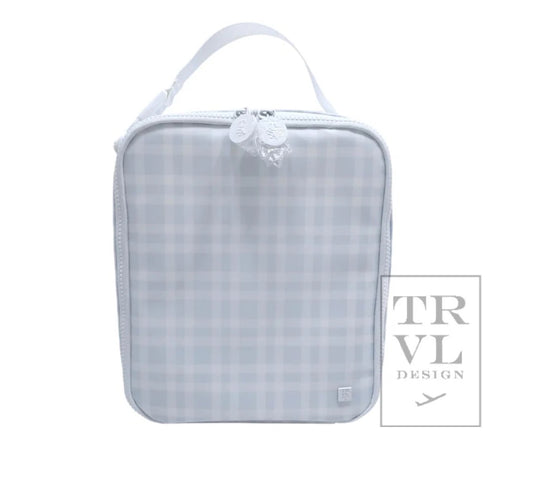 Pimlico Plaid Lunch Box - Blue
