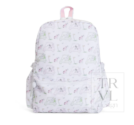 TRVL Putt Putt Pink Backpack