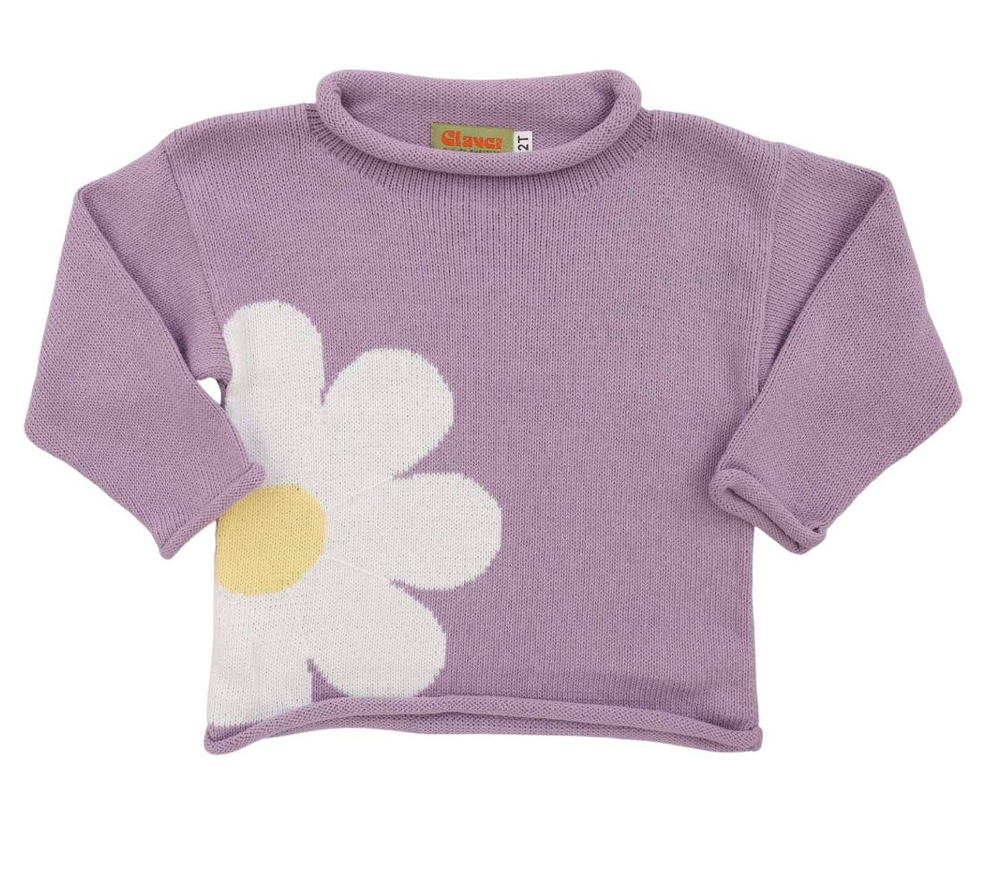 Lavender Daisy Sweater