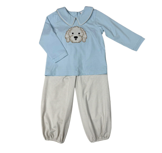 Doodle Dog Bubble Pant Set