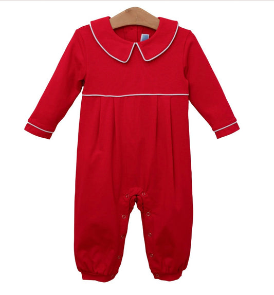 Joseph Red Romper