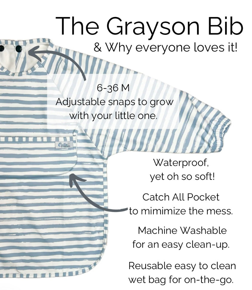 Affirmation Blue Bib