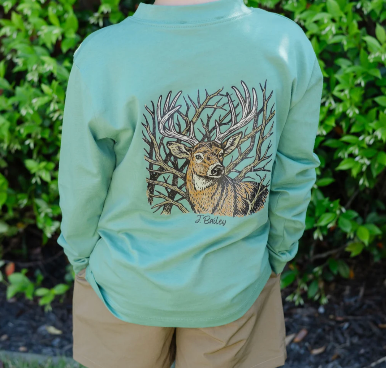 Bailey Boys Sage Buck Tee