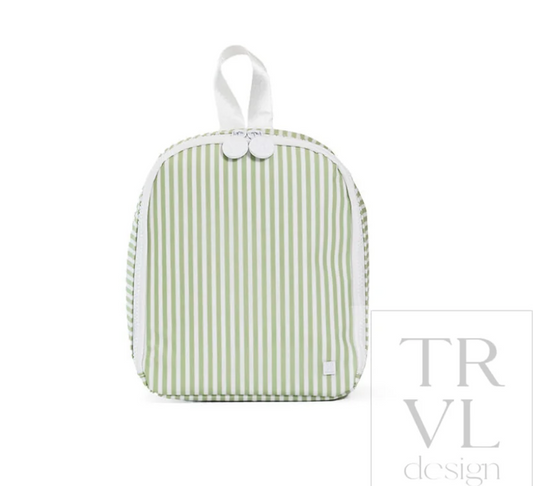 TRVL Sage Stripe Bring It Bag