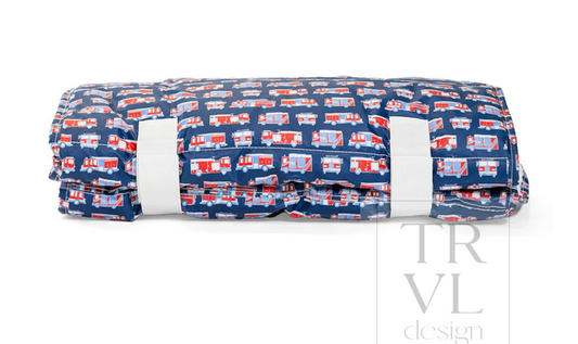 TRVL Fire Engine Nap Mat