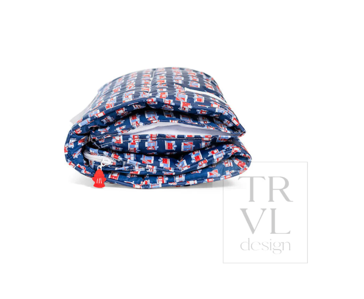 TRVL Fire Engine Nap Mat