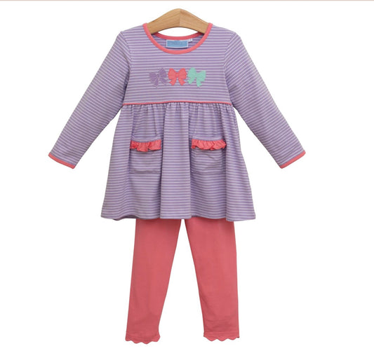 Bow Trio Pant Set