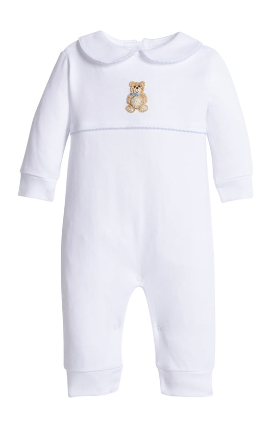 Crochet Playsuit Blue Bear
