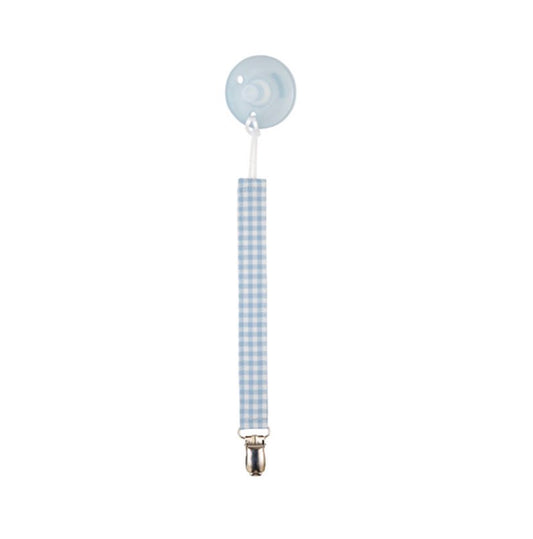 Parker Paci Clip Blue Gingham