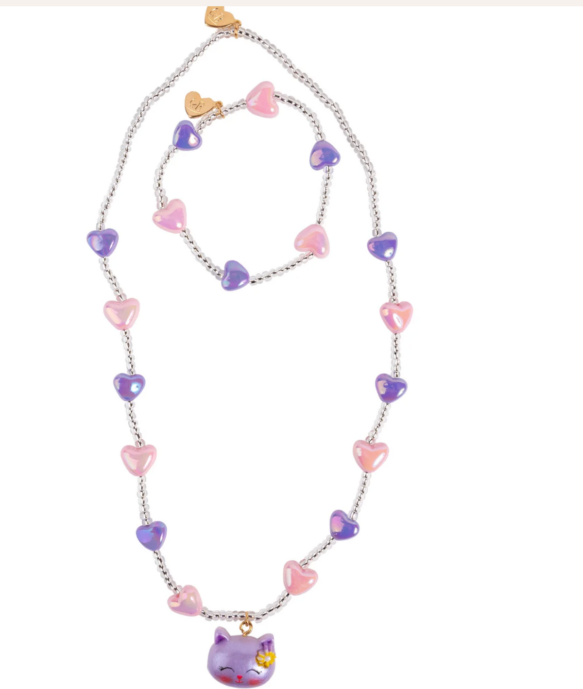 Lovely Kitty Necklace and Bracelet