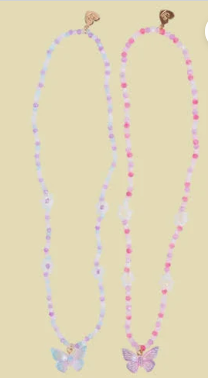 Butterflies And Daises Necklace