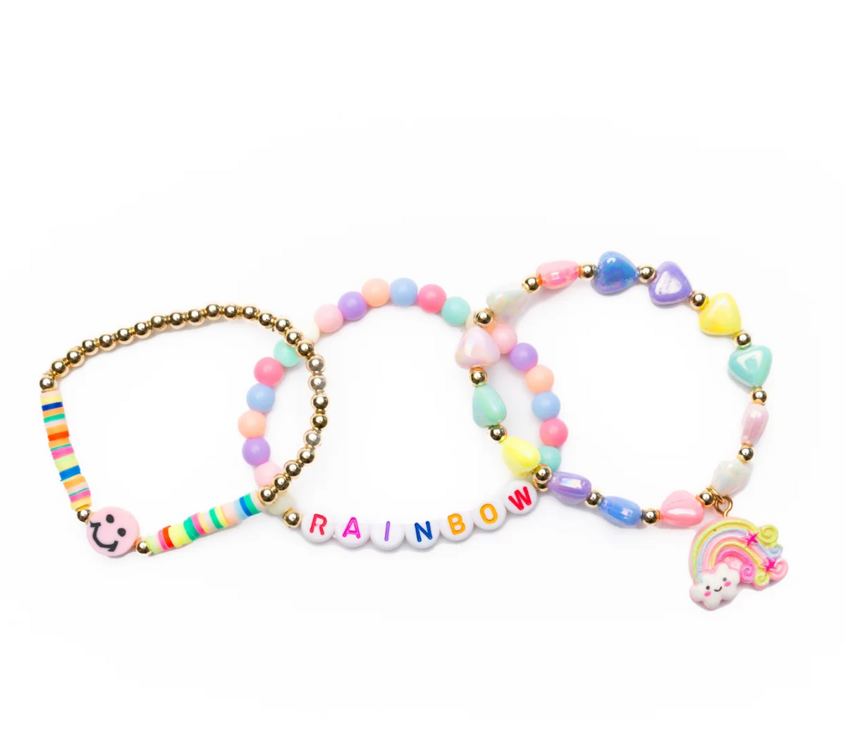Rainbow Smiles Bracelet Set