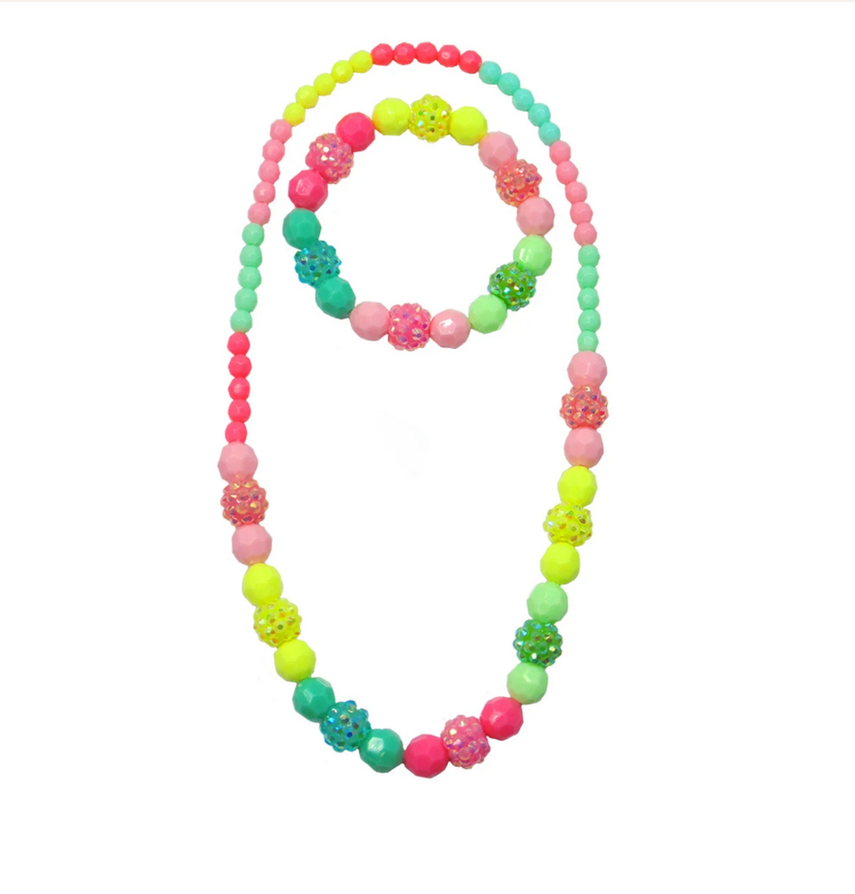 Vividly Vibrant Necklace and Bracelet Set