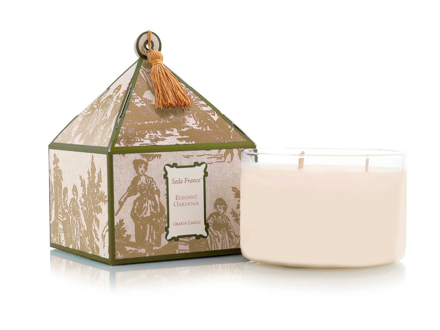 Elegant Gardenia Three Wick Candle
