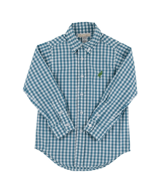 Dean's Barnsley Blue Gingham Shirt