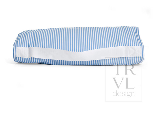 TRVL Chambray Stripe Map Mat