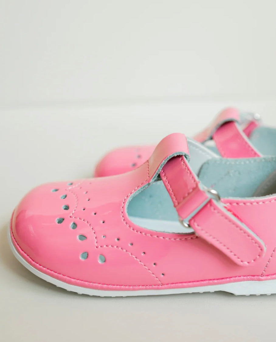 Birdie Shoe - Patent Malibu Pink