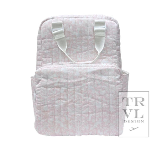 TRVL Quilted All you need bag - Woodland Pink