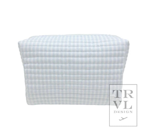 TRVL Quilted Everyday Bag - Pimlico Stripe Blue