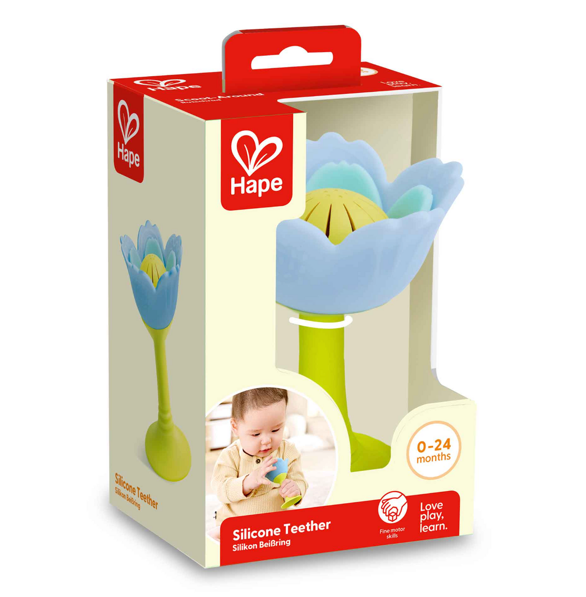 Rattle & Teether Blue