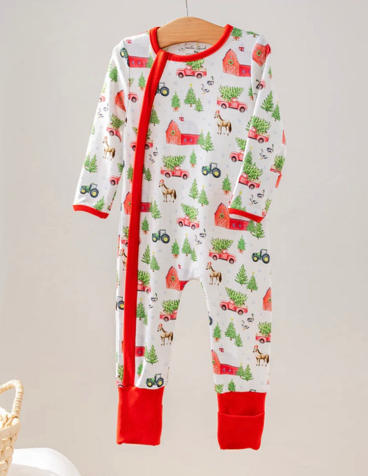 Christmas Tree Farm Romper