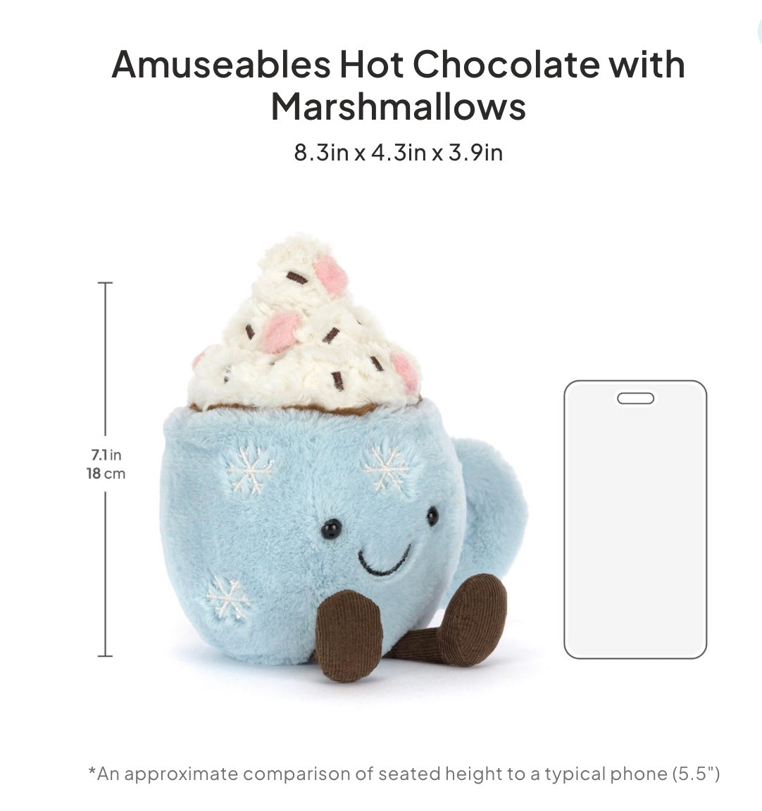 Amuseables Hot Chocolate with Marshmellows